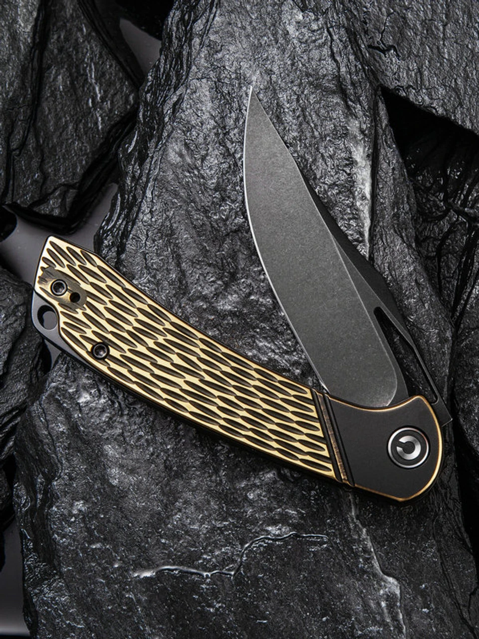 CIVIVI Dogma-Brass (3.46" BW D2) C2014E CIVIVI Knives CIVIVI Dogma-Brass (3.46" BW D2) C2014E -Boker Shop 2005E.2 48956.1674750096