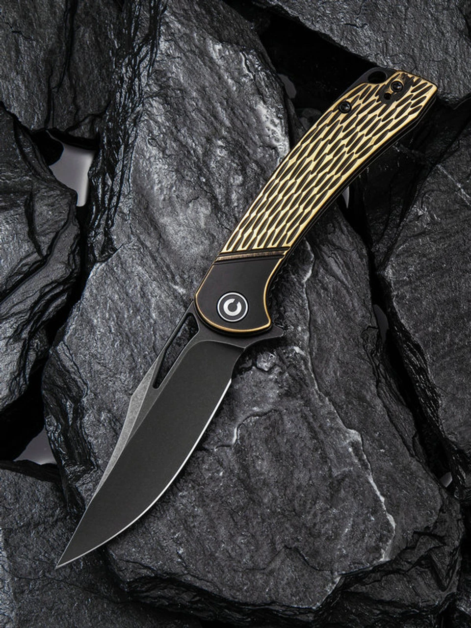 CIVIVI Dogma-Brass (3.46" BW D2) C2014E CIVIVI Knives CIVIVI Dogma-Brass (3.46" BW D2) C2014E -Boker Shop 2005E 28306.1674750096