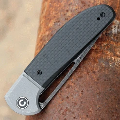 CIVIVI Knives CIVIVI Trailblazer XL-Blk G10 W/ CF (3.46" Damascus) C2101DS-1 -Boker Shop 2101ds1.1 63656.1674073484