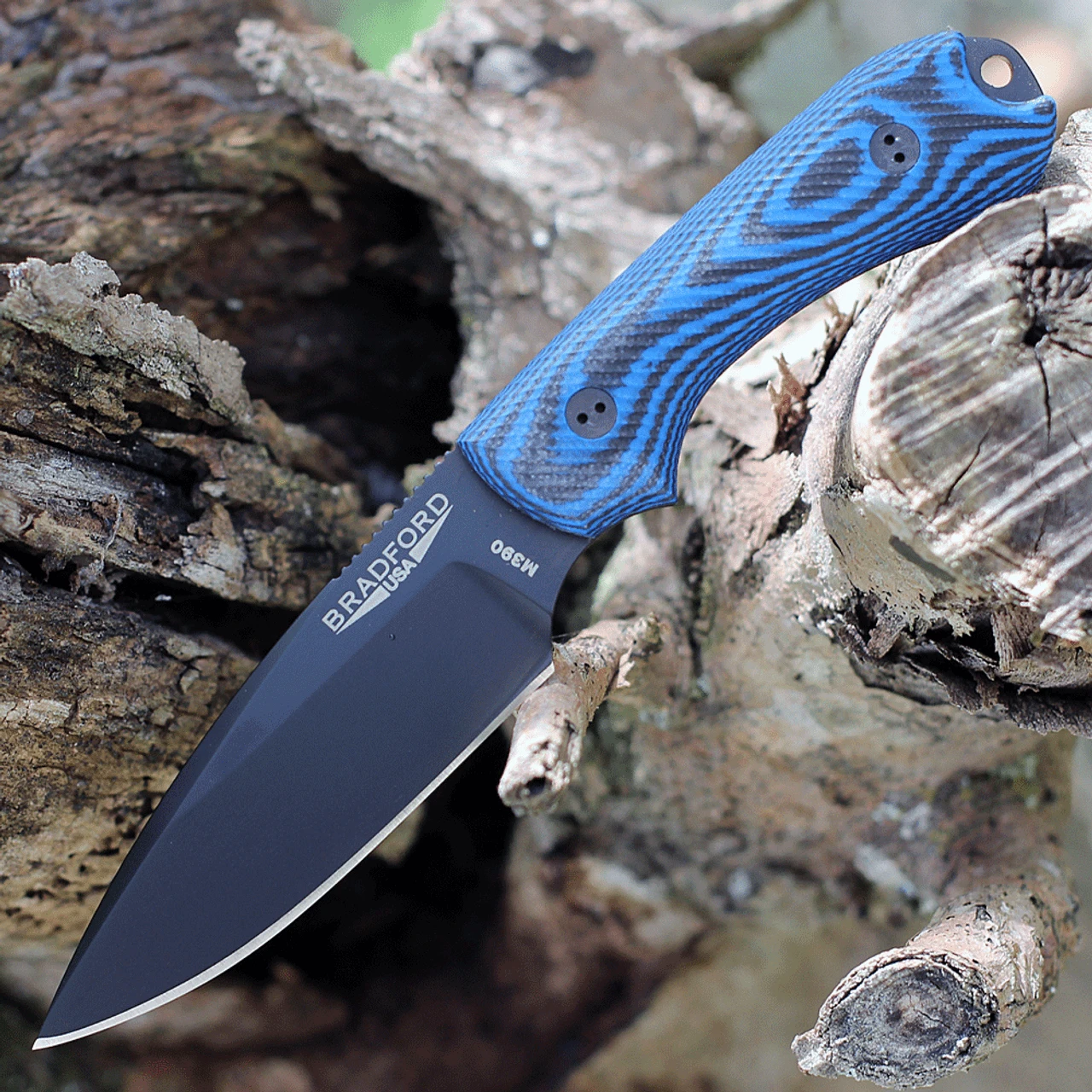 Bradford Guardian 3-3D G10 Black/Blue (3.5" Black M390) 3FE-113B 1 Bradford Guardian 3-3D G10 Black/Blue (3.5" Black M390) 3FE-113B