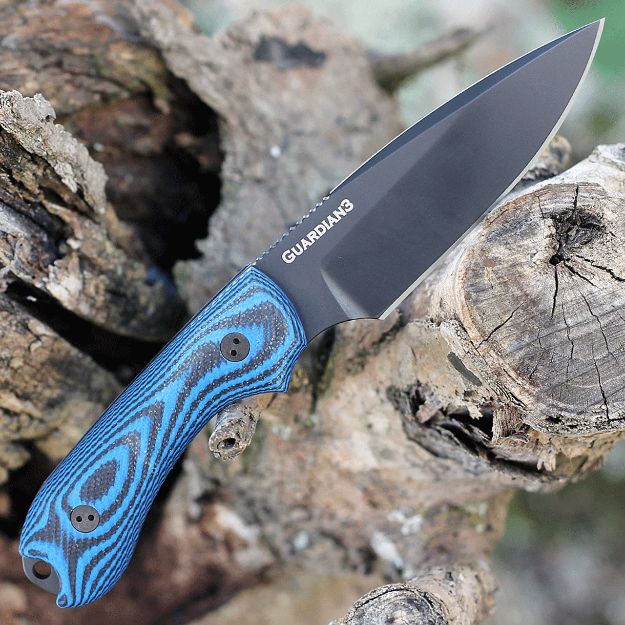 Bradford Guardian 3-3D G10 Black/Blue (3.5" Black M390) 3FE-113B 2 Bradford Guardian 3-3D G10 Black/Blue (3.5" Black M390) 3FE-113B - Image 2