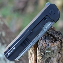 Arcform Darcform Slimfoot Folding - Ti/CF (3.5" Damasteel Sheepsfoot) 45326 -Boker Shop 45326.2 57783.1666378902