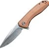 CIVIVI Knives CIVIVI Baklash-Copper (3.50" Damascus) C801DS-2