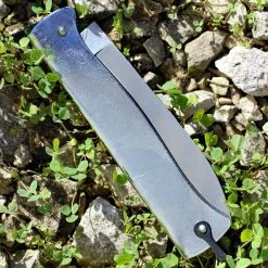 Douk-Douk Folder - Squirrel. 3 5/16" Carbon Steel Blade. Silver Finish Folded Steel Handles With Bail. -Boker Shop 840.4 28700.1566585809