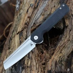 Arcform Slimfoot Folding - Ti / Black G-10 (3.5" M390 Satin Sheepsfoot) ARC-117