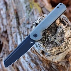 Arcform Darcform Slimfoot Folding - Blk Ti / Gray G-10 (3.5" M390 Blk) ARC-122