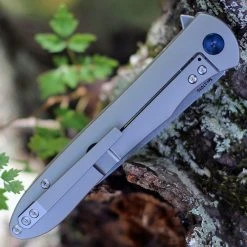 Artisan Cutlery Artisan Shark ATZ1707GGY, 3.94" S35VN Plain Blade, Gray Titanium Handle -Boker Shop ATZ1707GGY.2 20160.1599227807