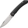 Artisan Cutlery Biome ATZ-1840P-BK, 2.8" Sandvik 12C27 Stonewashed Plain Blade, Black G-10 Handle