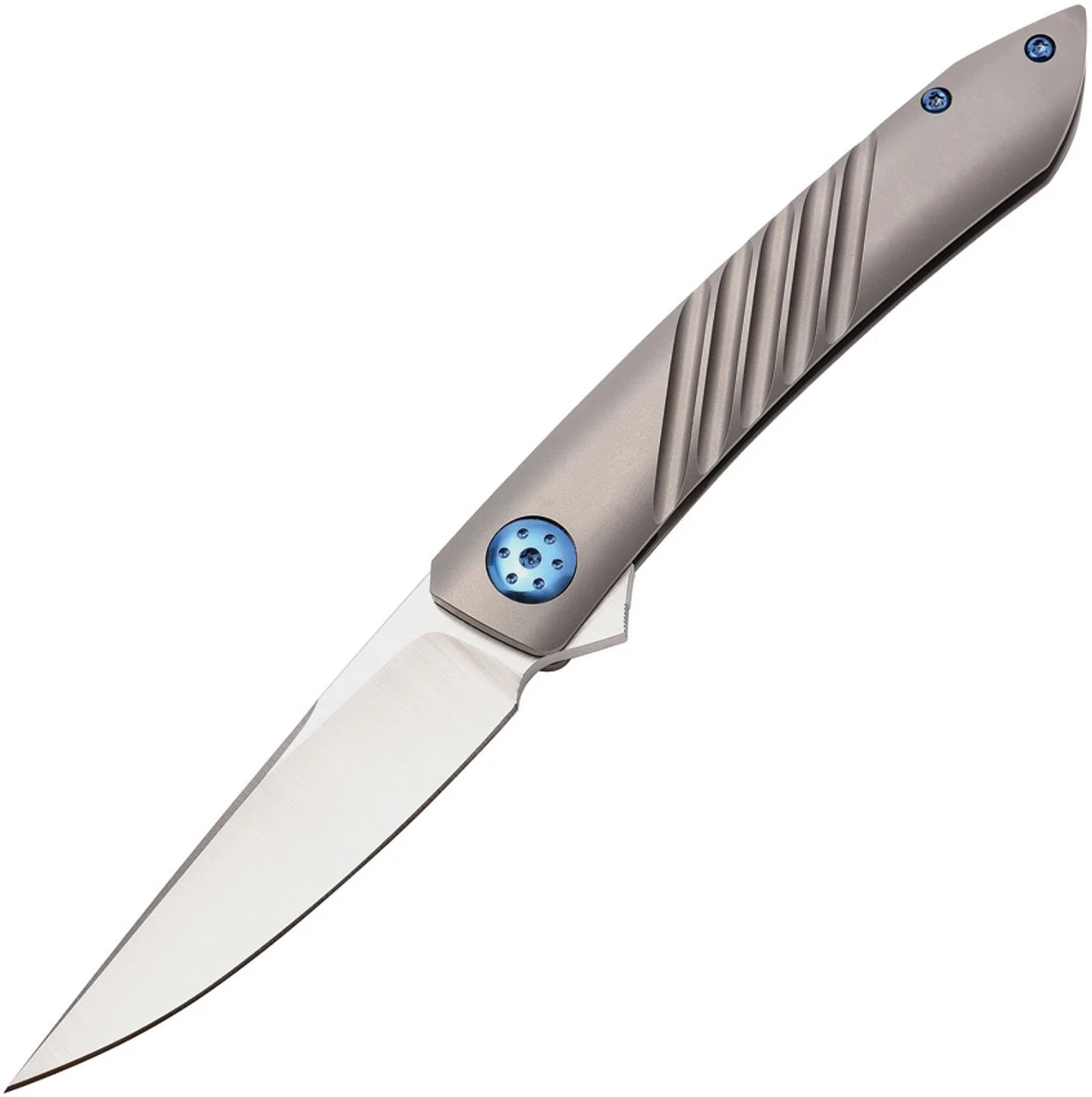 Alliance Designs ALA1G Anchovy Framelock with Grooves, 3.5" RWL34 Plain Blade, Titanium Handle Alliance Designs ALA1G Anchovy Framelock With Grooves, 3.5" RWL34 Plain Blade, Titanium Handle -Boker Shop Anchovy Framelock 1 17194.1576690332