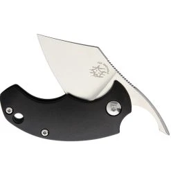 Bastinelli Creations BB Drago Friction Folder, 1.75" N690 Satin Plain Blade, Black FRN Handle, Black Leather Pouch 5 Bastinelli Creations BB Drago Friction Folder, 1.75" N690 Satin Plain Blade, Black FRN Handle, Black Leather Pouch -Boker Shop BAS203B 2 43533.1620834209