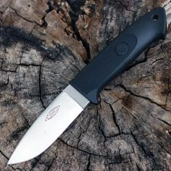 Beretta BE79178 Loveless Drop Point, 3.4" AUS-6 SS Plain Blade, Zytel Handle, Sheath