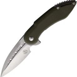 Begg Knives Mini Glimpse - Grn G10 (3.0" D2) BG006