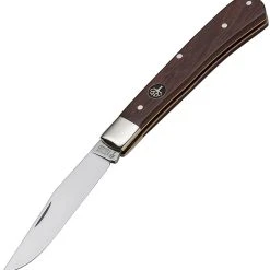 Boker Trapper Uno 112565, 3.07" 440C Steel, Desert Ironwood Handle