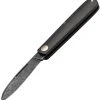 Boker Solingen Prime Barlow 115942, 2.72" Black Carbon Steel Acid Washed Plain Blade, Green Micarta Handles