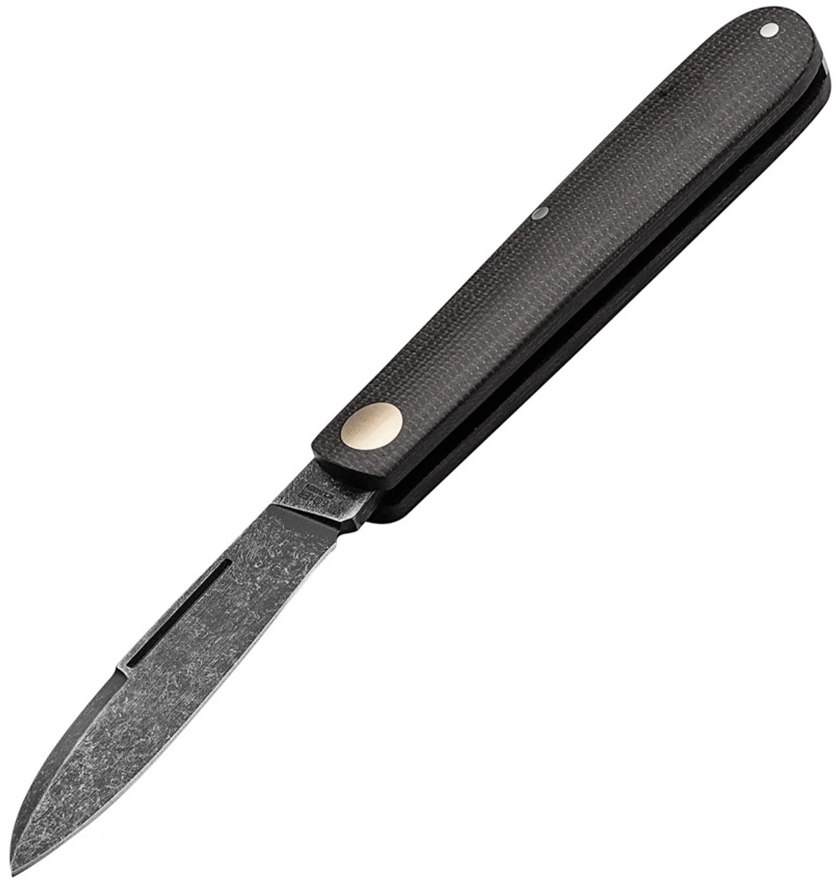 Boker Solingen Prime Barlow 115942, 2.72" Black Carbon Steel Acid Washed Plain Blade, Green Micarta Handles 1 Boker Solingen Prime Barlow 115942, 2.72" Black Carbon Steel Acid Washed Plain Blade, Green Micarta Handles