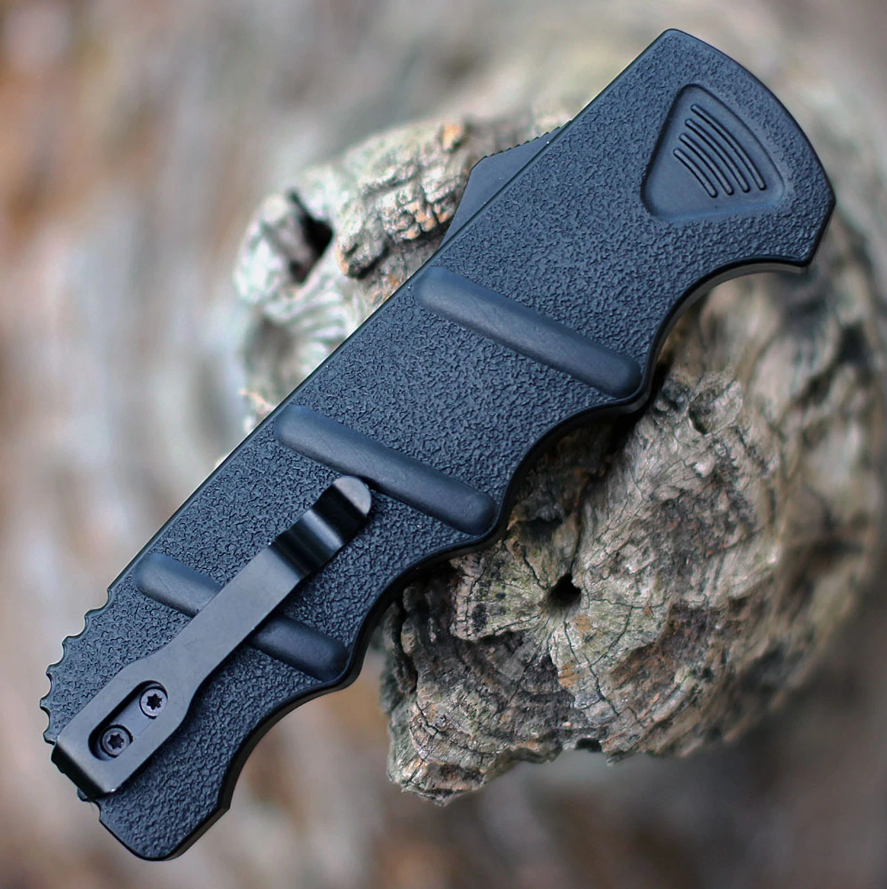 Boker Plus Kalashnikov OTF Automatic Blk (3.5" D2 Blk SW) 06EX354 4 Boker Plus Kalashnikov OTF Automatic Blk (3.5" D2 Blk SW) 06EX354 - Image 4