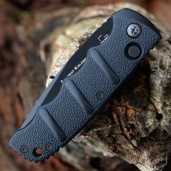 Boker Plus Kalashnikov 74 Automatic - Blk Alum. (3.25" D2 Blk Tanto) 01KALS101N -Boker Shop BOKAKALS101N.3 03257.1646856526