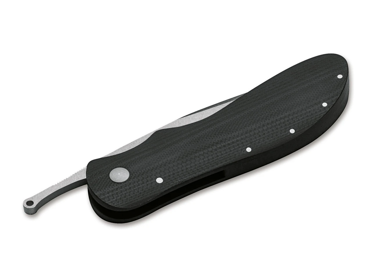 Boker Plus Voortrekker Friction Folder 01BO089, 2.95" D2 Steel Plain Blade, Black G-10 Handle 2 Boker Plus Voortrekker Friction Folder 01BO089, 2.95" D2 Steel Plain Blade, Black G-10 Handle - Image 2