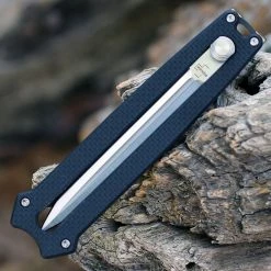 Boker Plus Slike Manual OTF - Black G-10 (3" D2 Satin Dagger) 01BO411 -Boker Shop BOP01BO411.4 86041.1667500637