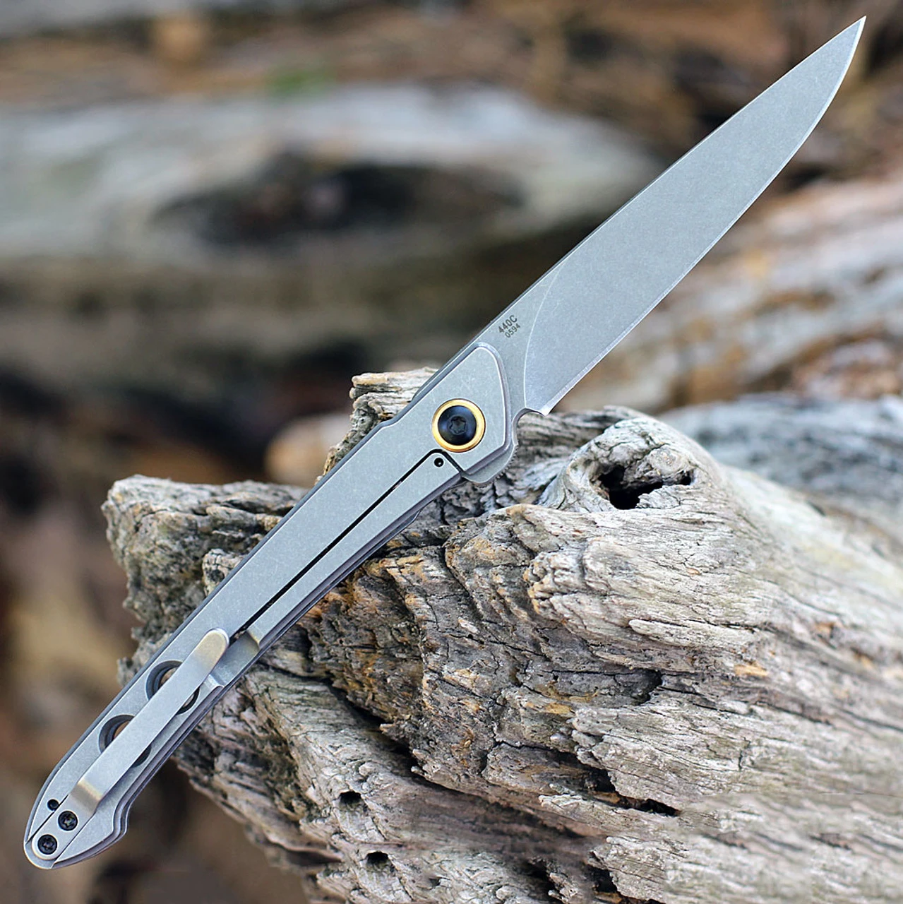 Boker Plus Urban Spillo 42 - Stainless Steel (3" 440C SW) 01BO469 2 Boker Plus Urban Spillo 42 - Stainless Steel (3" 440C SW) 01BO469 - Image 2