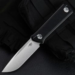 Bestech Hedron Fixed Blade Black G-10 (3.75" D2 SW) BFK02A