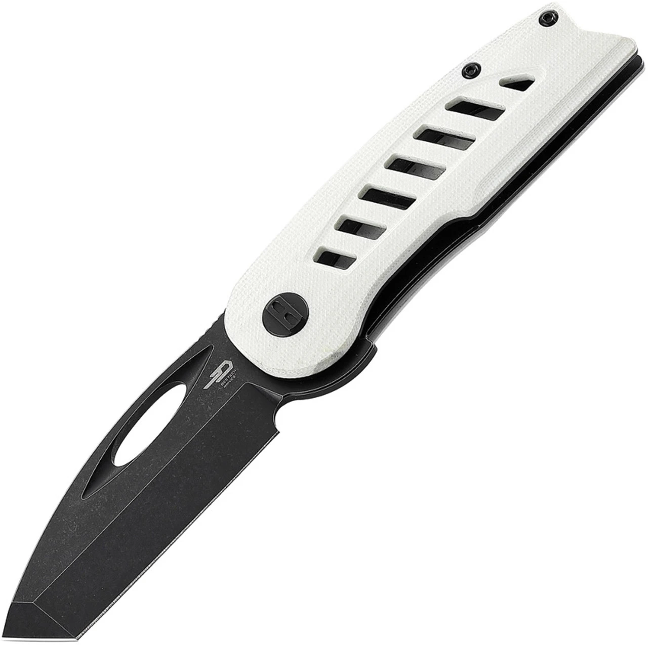 Bestech Knives Explorer - White G-10 (2.87" Black D2) BG37E 1 Bestech Knives Explorer - White G-10 (2.87" Black D2) BG37E