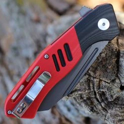 Bestech Rockface - Red / Blk G-10 (3.4" D2 Black) BG46D -Boker Shop BTKG46D.3 31598.1667501300