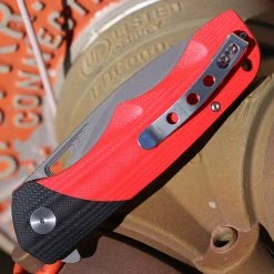 Bestech Airstream - Red / Blk G-10 (3.9" D2 Gray Drop Point) BG47D 3 Bestech Airstream - Red / Blk G-10 (3.9" D2 Gray Drop Point) BG47D -Boker Shop BTKG47D.2 98997.1667501300