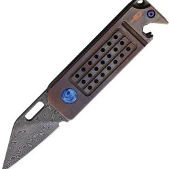 Bestech Ball Lock - Brown Ti (1.75" Damascus) BT2008B