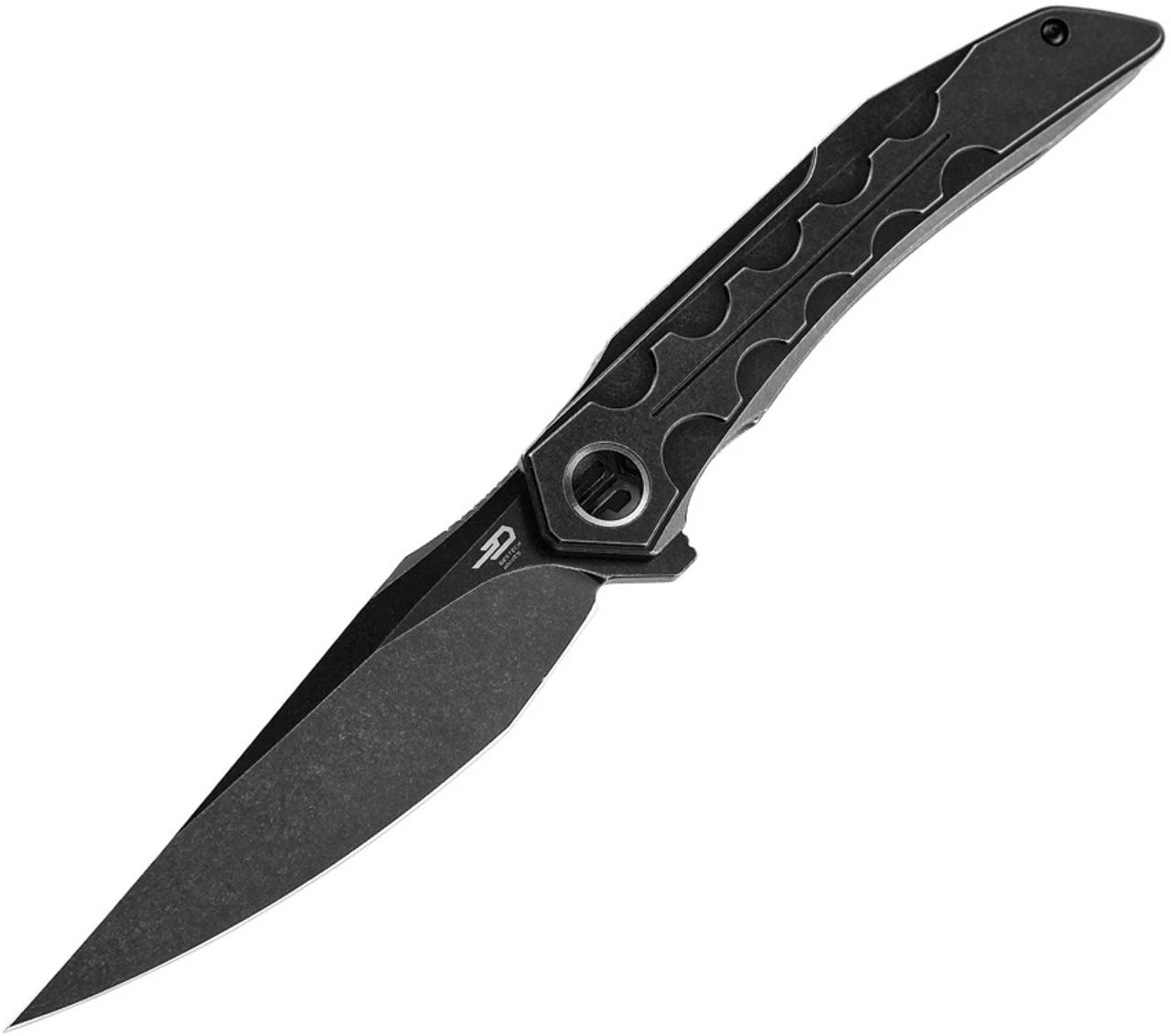 Bestech Knives Samari - Black Ti (3.82" Black SW) BT2009B 1 Bestech Knives Samari - Black Ti (3.82" Black SW) BT2009B