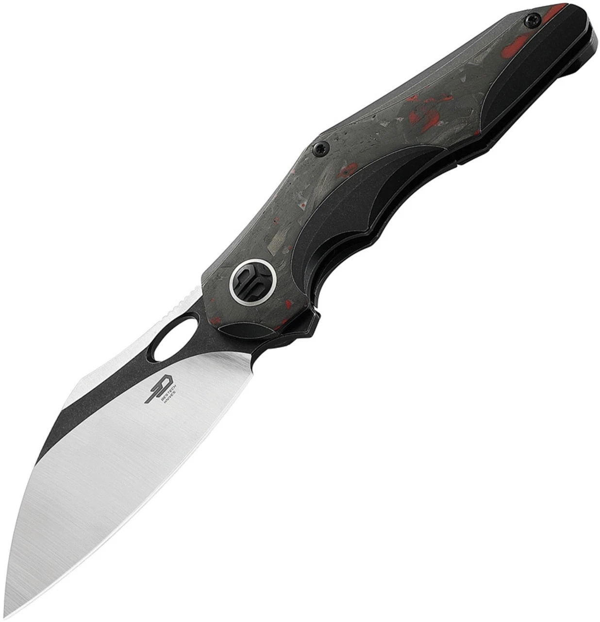 Bestech Knives Nogard Black & Red CF (3.38" M390 Two-Tone) BT2105D 1 Bestech Knives Nogard Black & Red CF (3.38" M390 Two-Tone) BT2105D