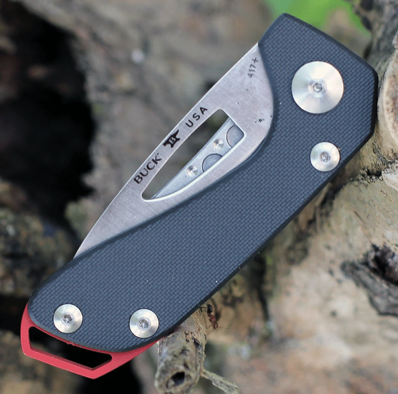 Buck Knives Budgie 0417BKS, 2" CPM-S35VN Satin Drop Point Plain Blade, Black G-10 Handle 3 Buck Knives Budgie 0417BKS, 2" CPM-S35VN Satin Drop Point Plain Blade, Black G-10 Handle - Image 3