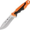 Buck Knives Buck 656 Orange Pursuit Pro Large Drop Point Fixed Blade, 4.5" S35VN Satin Drop Point Blade, Black & Orange Glass Filled Nylon Handle