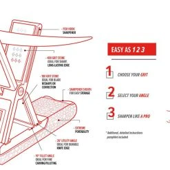 Bubba Blade Altus Portable Knife Sharpener, 180 And 400 Grit Stone -Boker Shop BUB1982314 5 63092.1610981756