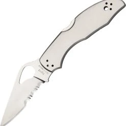 Byrd Knives Byrd Meadowlark 2 Stainless Steel BY04PS2, 2.98" 8Cr13MoV ComboEdge