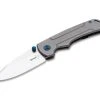 Boker Plus Gulo Pro BOP01BO781, 3.35" D2 Plain Blade, Stainless Steel Handles