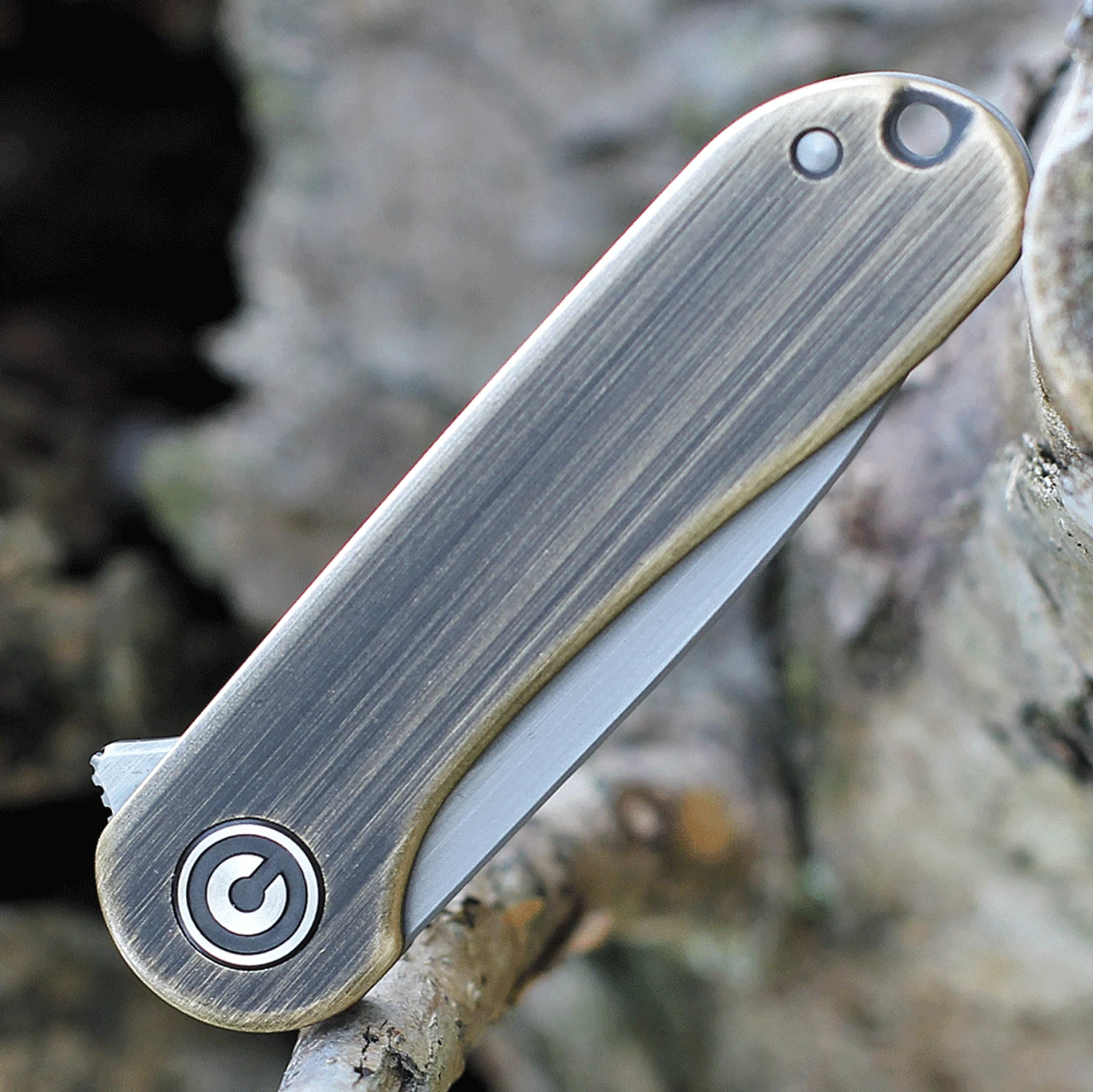 CIVIVI Mini Elementum-Brass (1.83" Gray 14C28N) C18062Q-1 CIVIVI Knives CIVIVI Mini Elementum-Brass (1.83" Gray 14C28N) C18062Q-1 -Boker Shop C18062Q1.3 93993.1673552474