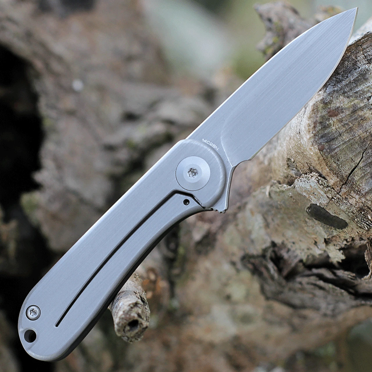 CIVIVI Mini Elementum-Brass (1.83" Gray 14C28N) C18062Q-1 CIVIVI Knives CIVIVI Mini Elementum-Brass (1.83" Gray 14C28N) C18062Q-1 -Boker Shop C18062Q1 21900.1673552473