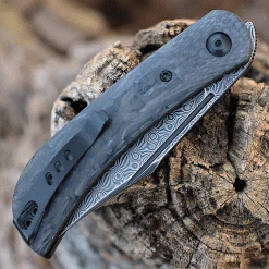 CIVIVI Knives CIVIVI Appalachian Drifter II-Blue/Blk CF (2.96" Damascus) C19010C-DS1 -Boker Shop C19010C DS1.2 28556.1673627962