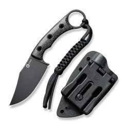 CIVIVI Knives CIVIVI Midwatch- Blk Micarta (3.39" Blk SW Bohler N690) C20059B-1