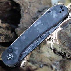 CIVIVI Knives CIVIVI Button Lock Elementum-Blk Marble CF (3.47" Damascus) C2103DS-3 -Boker Shop C2013DS3.4 98125.1673903819