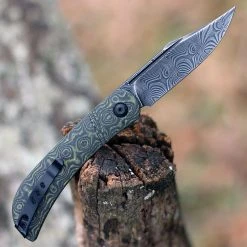 CIVIVI Knives CIVIVI Appalachian Drifter-Yellow/Black G-10 And Carbon Fiber (2.96" Damascus) C2015DS-3 -Boker Shop C2015DS3 12124.1670946054