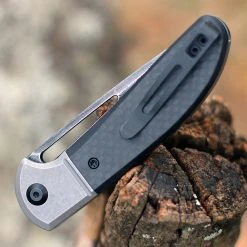 CIVIVI Knives CIVIVI Trailblazer-Blk G10 W/ CF (2.97" Damascus) C2018DS-1 -Boker Shop C2018DS1.2 02483.1674160407