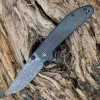 CIVIVI Knives CIVIVI Badlands Vagabond-Blk Twill CF (3.25" Damascus) C2019DS-1