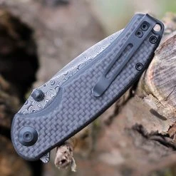CIVIVI Knives CIVIVI Pintail-Blk G10 W/ CF (2.98" Damascus) C2020DS-1 -Boker Shop C2020DS1.2 39887.1674148078