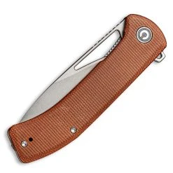 CIVIVI Knives CIVIVI Riffle-Brown Micarta (3.46" SW 14C28N) C2024A -Boker Shop C2024A Riffle 7 36964.1674080044