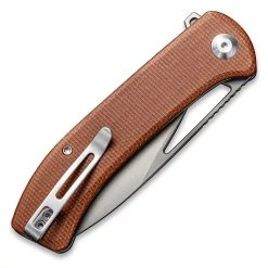 CIVIVI Knives CIVIVI Riffle-Brown Micarta (3.46" SW 14C28N) C2024A -Boker Shop C2024A Riffle 8 98494.1674080044