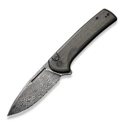 CIVIVI Knives CIVIVI Conspirator-Dark Green Micarta (3.48" Damascus) C21006-DS1