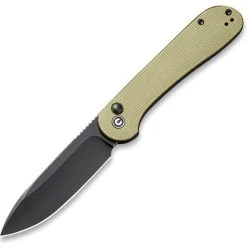 CIVIVI Knives CIVIVI Button Lock Elementum-Olive Micarta (3.47" BW 14C28N) C2103B