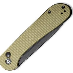 CIVIVI Knives CIVIVI Button Lock Elementum-Olive Micarta (3.47" BW 14C28N) C2103B -Boker Shop C2103B Button Lock Elementum 5 07443.1674067851